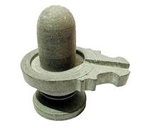 athizay Statuette Shivling en pierre Gris cendré 7,5 cm Parfait pour Pooja et méditation