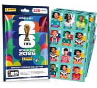 ATHLEJOY Kit de démarrage XXL pour fans Coupe du monde 2026 - Autocollants Panini originaux + autocollants + spécial - À collectionner et à échanger - Coupe du monde (set de mise à jour)