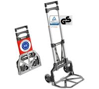 ATHLON TOOLS Diable Pliable en Aluminium - 70 kg capacité TÜV GS-certifié