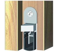 Athmer 1-382-0960 Joint de Porte Schall Ex Duo L-15 WS N° 1-382 Déclenchement Double Face Longueur 958 mm Aluminium