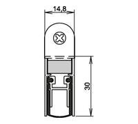 Athmer Joint à abaissement Schall Ex DUO L-15 WS, Athmer valeur d'insonorisation max. 50 dB Quantité:1