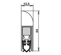 Athmer Joint de porte Wind-Ex No. 1-311 Ausl.1-s.L.860mm Quantité:1