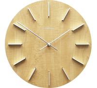 Atlanta 4419/30 Horloge murale à quartz aulne