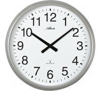 Atlanta 4449 argent, horloge murale radio XL, outdoor