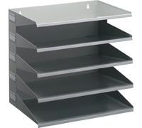 Atlanta Trieur acier 5 casiers/A61602512 360x330x250mm Gris clair RAL 7035