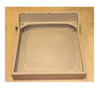Bac recuperation d eau pour chauffe-eau et PECS vertical mural ou sur socle - Atlantic 009234