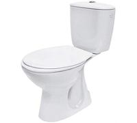 Atlantic Ensemble WC complet en céramique avec réservoir de chasse d'eau en Duroplast pour une sortie horizontale