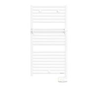 Atlantic, Radiateur sèche-serviettes électrique 2012 digital 0500W blanc, équipé d'un boîtier de commande digital et d'une barre de portage additionnelle de série