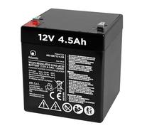 Atlantis Batterie Plomb VRLA 12V 4,5Ah pour onduleurs et alarmes | Étanche pour onduleurs, vidéosurveillance, mobilité électrique et jouets, Faston F1 4,75 mm, réf. A03-BAT12-4.5A