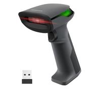 Atlantis Land A08-LD230P-2D-W Lecteur de codes-barres laser noir 1D/2D portable