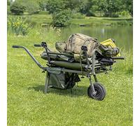 ATLAS Brouette pour Pêche Carpe - Chariot de pêche pour Le Transport d'equipement de pêche | Chariot de pêche sur Roues Robustes | Chariot Pliable avec Roues
