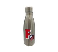 Atlético de Madrid Gourde en acier inoxydable avec fermeture hermétique Motif lettre A en rouge 550 ml