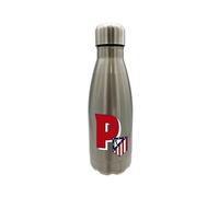 Atlético de Madrid Gourde en acier inoxydable avec fermeture hermétique Motif lettre A en rouge 550 ml