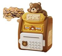 ATM Distributeur avec Code Secret Électronique Automatique Jouet | Coffret à Épargne Cartoon pour Argent pour Adolescents Cadeaux de Noël Anniversaire Rangement Argent à la