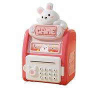 ATM Pour,Jouet Électronique Mignon Coffre à Économies | Jouet De Banque Numérique À Pièces Avec Distributeur Automatique - pour Adolescents Cadeaux de Noël Anniversaire Rangement Argent à la