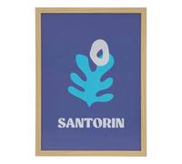 Atmosphera Affiche Libe Santorin - 30x40 cm