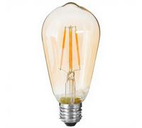 ATMOSPHERA Ampoule LED Larme ambrée droit E27 - D. 6,4 cm
