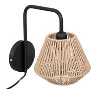 Atmosphera Applique murale Jily en corde naturelle beige - D. 18 cm