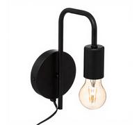Atmosphera Applique Murale Keli Ø 12 cm en Métal Noir