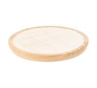 Atmosphera - Assiette de présentation ava ronde d.15cm blanc