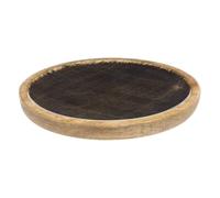 Atmosphera - Assiette de présentation ava ronde d.15cm noir