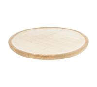Atmosphera - Assiette de présentation ava ronde d.23cm blanc