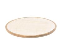 Atmosphera - Assiette de présentation ava ronde d.30cm blanc