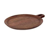 Atmosphera - Assiette de présentation nyero ronde 39x47cm marron