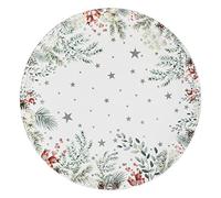 Feeric Lights & Christmas – Assiette de présentation Souffle polaire D33 cm Multicolore Ronde