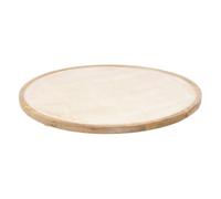 Atmosphera - Assiette de présentation sur pied ava ronde d.40cm blanc