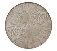 Atmosphera - Assiette plate de présentation gloria d.33cm champagne