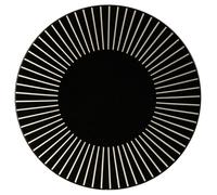 Assiette Plate Sun - Diam. 27 Cm - Noir