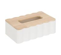 Atmosphera - Boîte déco Cherie Blanc l24xp9xh15cm