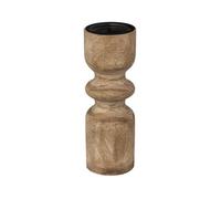 Atmosphera - Bougeoir Chandelier en Bois de Manguier H 23 cm Marron