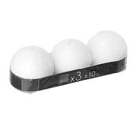 Atmosphera - Bougie boule blanc - 88g