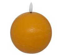 Atmosphera - Bougie boule led molia d.10cm jaune