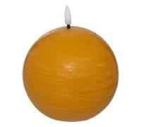 Atmosphera - Bougie boule led molia d.8cm jaune