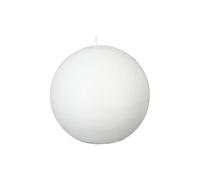 Atmosphera - Bougie boule rustique - blanc - 445g