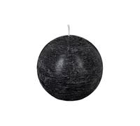 Atmosphera - Bougie boule rustique - noir - 445g