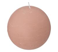 Atmosphera - Bougie Boule Rustique Rose D 10 cm