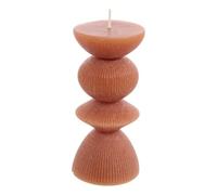 Atmosphera - Bougie décorative Homy ronde H.15cm - Orange