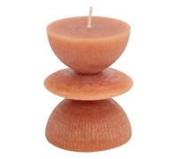 Atmosphera - Bougie décorative Homy ronde H.9cm - Orange