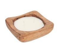 Atmosphera - Bougie parfumée Douceur de lin 150 g contenant en Bois de Manguier