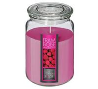 Atmosphera - Bougie parfumée Nina - Framboise - 510 g - Bocal en verre