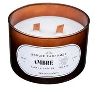 Atmosphera - Bougie parfumée Snow - ambre - 470g