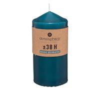 Atmosphera - Bougie Ronde Bleu Canard D 6.8 x H 14 cm