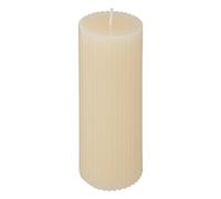 Atmosphera - Bougie ronde Demi en coton D5cm blanc ivoire
