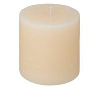 Atmosphera - Bougie ronde Olia D10cm blanc ivoire