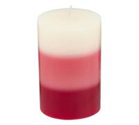 Atmosphera - Bougie Tricolore parfumée Framboise H 10 cm