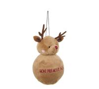 Atmosphera - Boule de Noël Mon Premier Noël avec Père Noël et Renne D. 80 mm - Modèle b
